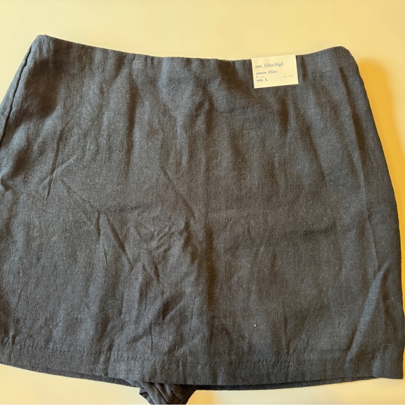 Abercrombie & Fitch Scarlett Linen Blend Mini Skort - Picture 5 of 6